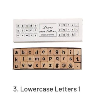 Creative Cute Alphabet Number Wooden Rubber Stamp Set creative cute alphabet number wooden rubber stamp set sku 3