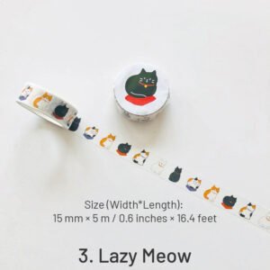 Creative Cute Cat Decorative Washi Tape creative cute cat decorative washi tape sku 3