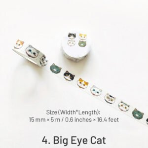Creative Cute Cat Decorative Washi Tape creative cute cat decorative washi tape sku 4