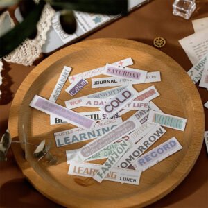 creative english titles headlines washi stickers b3