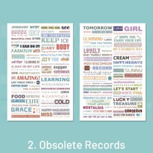 creative english titles headlines washi stickers sku 2
