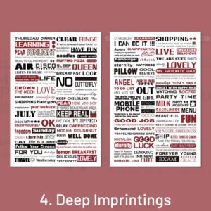 creative english titles headlines washi stickers sku 4