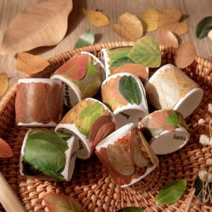 creative fallen leaves decorative washi tape sticker a1