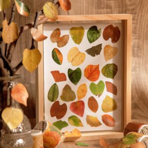 creative fallen leaves decorative washi tape sticker b