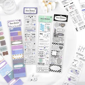 creative frame label bar code adhesive stickers a