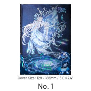 creative luminous artistic hot stamping notebook sku 1