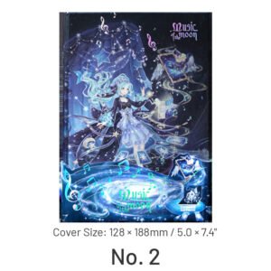 creative luminous artistic hot stamping notebook sku 2
