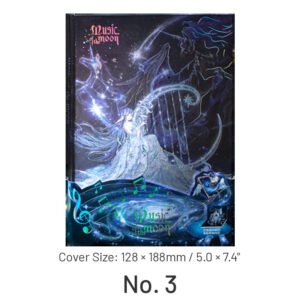 creative luminous artistic hot stamping notebook sku 3