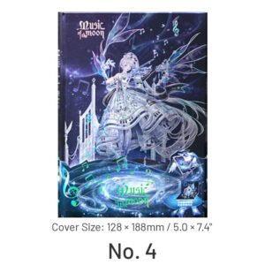 creative luminous artistic hot stamping notebook sku 4