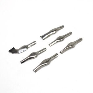 creative round handle carving knife 1