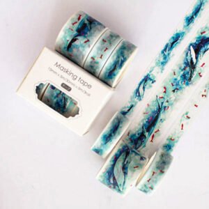 Creative Sakura Oil Painting Starry Sky Boxed Washi Tape Set creative sakura oil painting starry sky boxed washi tape set b