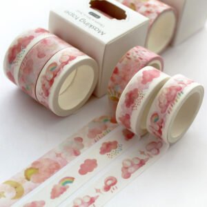 Creative Sakura Oil Painting Starry Sky Boxed Washi Tape Set creative sakura oil painting starry sky boxed washi tape set b2