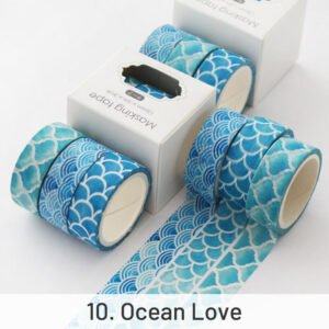 Creative Sakura Oil Painting Starry Sky Boxed Washi Tape Set creative sakura oil painting starry sky boxed washi tape set sku 10