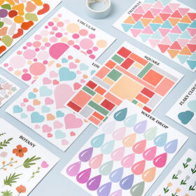 Creative Simple Basic Shape DIY Decorative Sticker