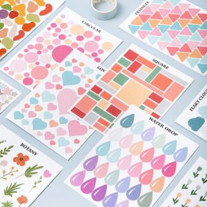 Creative Simple Basic Shape DIY Decorative Sticker