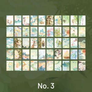 creative traditional chinese style beauties washi sticker book sku 3
