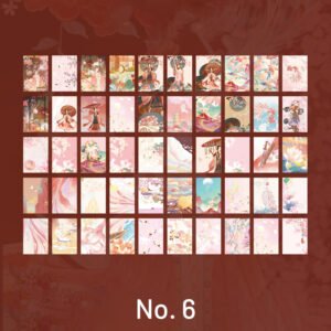 creative traditional chinese style beauties washi sticker book sku 6