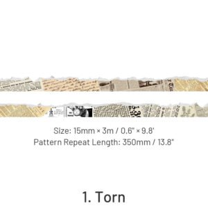 Creative Vintage English Burnt Border Washi Tape creative vintage english burnt border washi tape sku 1