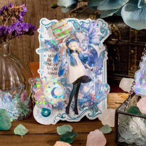 crystal pet stickers moon butterfly bottle magic flower b3