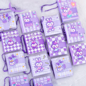 Cute Bunny Mini Pocket Notebook - 1.8 × 1.6"