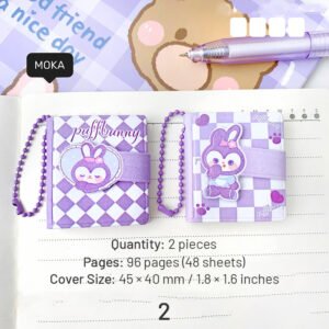 cute bunny mini pocket notebook sku 2