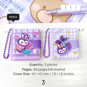 cute bunny mini pocket notebook sku 3