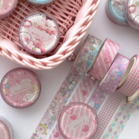 Cute Bunny Star Cloud Washi Tape