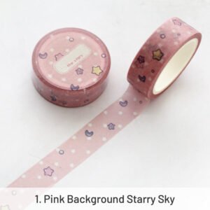 Cute Bunny Star Cloud Washi Tape cute bunny star cloud washi tape sku 1