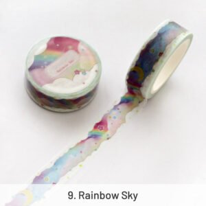 Cute Bunny Star Cloud Washi Tape cute bunny star cloud washi tape sku 9