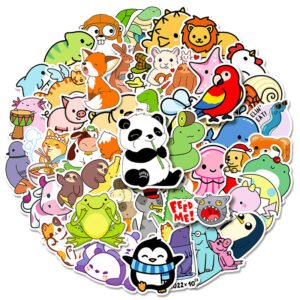 cute cartoon animal kid journal sticker b4