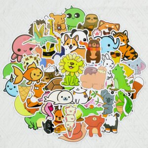 cute cartoon animal kid journal sticker b5
