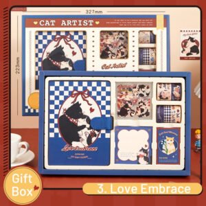 cute cartoon animal series kitty journal gift box set sku 3