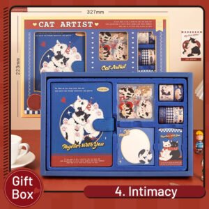 cute cartoon animal series kitty journal gift box set sku 4