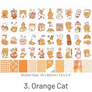 cute cartoon character washi sticker mini book sku 3