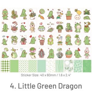 cute cartoon character washi sticker mini book sku 4