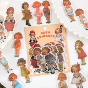 Cute Cartoon Character Washi Sticker Pack cute cartoon character washi sticker pack c