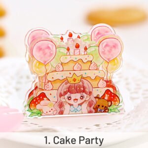 Cute Cartoon Girl Acrylic Binder Clip cute cartoon girl acrylic binder clip sku 1
