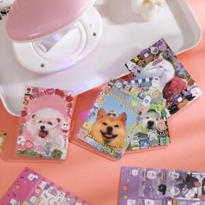 cute cartoon pet rabbit bear sticker b3