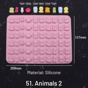 cute cartoon silicone wax seal mold sku 51