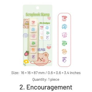 Cute Cartoon Style Scrapbook Stamp Set cute cartoon style scrapbook stamp set sku 2
