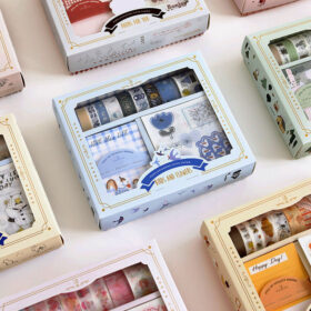 Cute Cartoon Washi Tape Note Paper Sticker Stationery Set