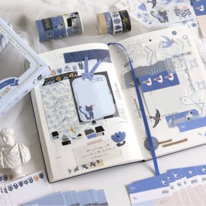 Cute Cartoon Washi Tape Note Paper Sticker Stationery Set cute cartoon washi tape note paper sticker stationery set b2