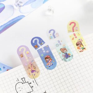 cute cartoon waterproof tearable note stickers b5