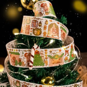 cute christmas bronzing washi tape 02