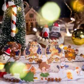 Cute Christmas Bronzing Washi Tape