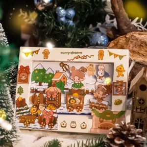 cute christmas bronzing washi tape 04