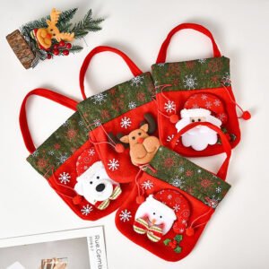 cute christmas candy gift bag b1