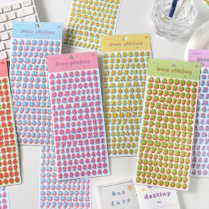 Cute English Alphabet Letters Self-Adhesive Stickers