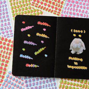 Cute English Alphabet Letters Self-Adhesive Stickers cute english alphabet letters self adhesive stickers b2