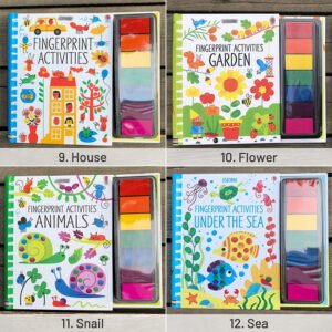 Cute Fingerprint Activities DIY Painting Book cute fingerprint activities diy painting book sku 3